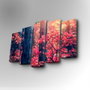Wallity 5PUC-060 Cuadro Decorativo en Lienzo de 5 Piezas Multicolor